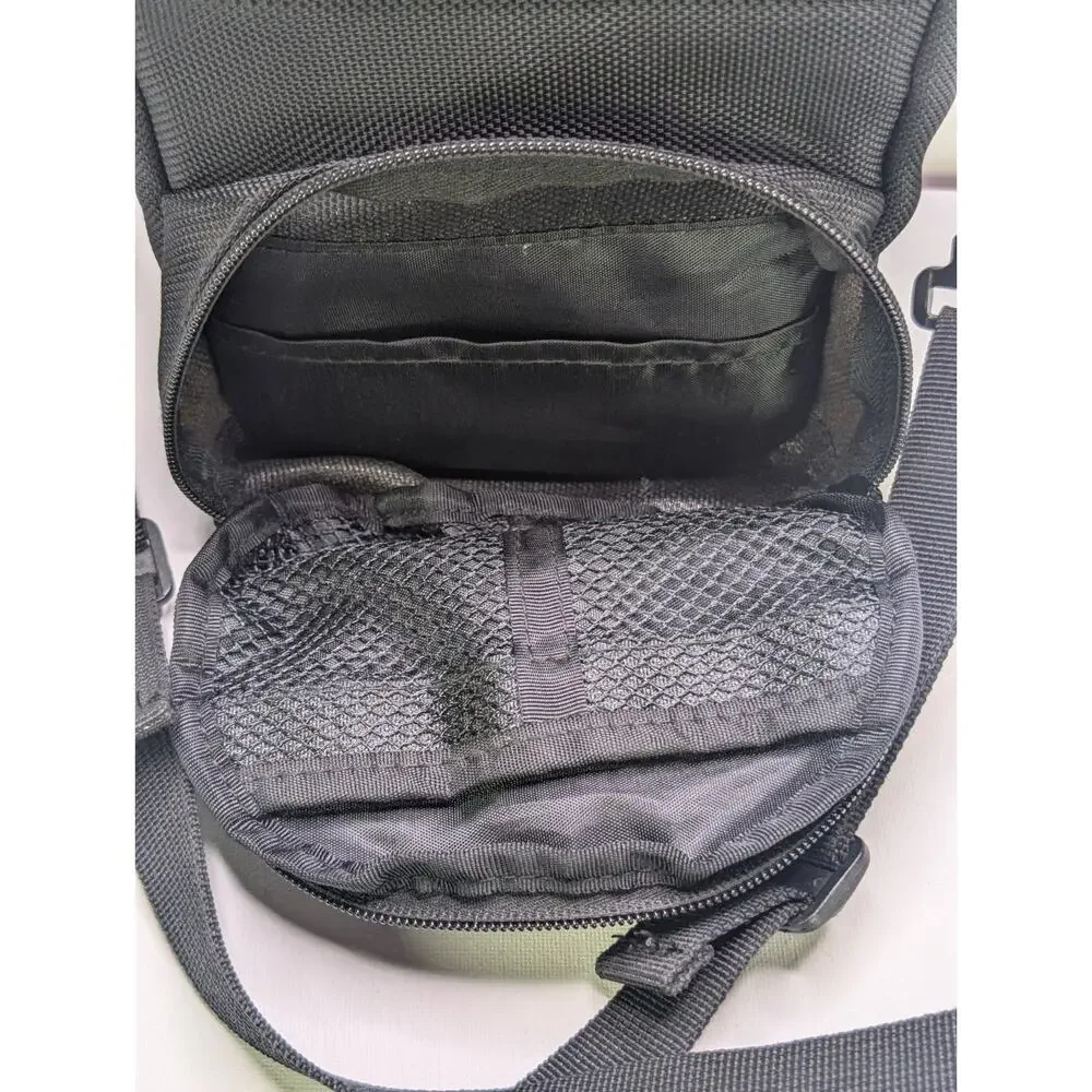 Denali Camera Bag Black Padded Shoulder Carry Case Adjustable Strap Multi Pocket